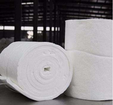 Alüminyum silikat yanıcı seramik lif battaniye Sıcaklığa dayanıklı yalıtım yün 128kg/M3 Boiler için yoğunluk