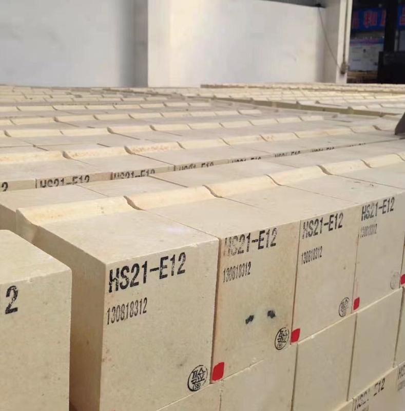 Yüksek Güçlü Kil Refractory Tuğla Anti Stripping Yüksek Alümina Ateş Tuğla Fırın Kaplama için