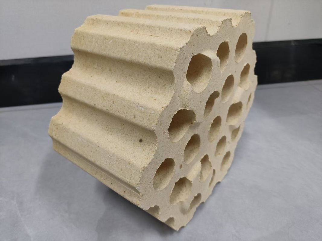 Yüksek kırılganlık yük altında DRL-65 Düşük sürünme Yüksek alümina tuğla sıcak patlama soba / yüksek sıcaklıklı fırınların yakıcısı için kullanılır