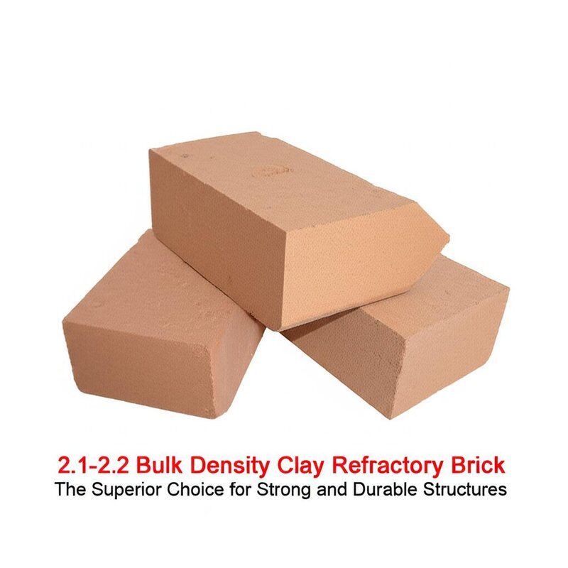 2.1-2.2 Bulk Density Clay Refractory Brick Güçlü ve dayanıklı yapılar için üstün seçim